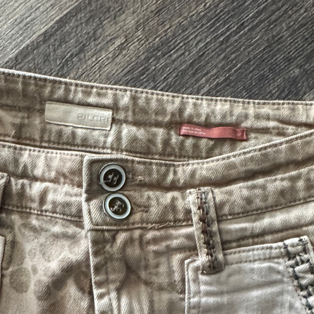 Beige Patchwork Cargo Pants - image 2